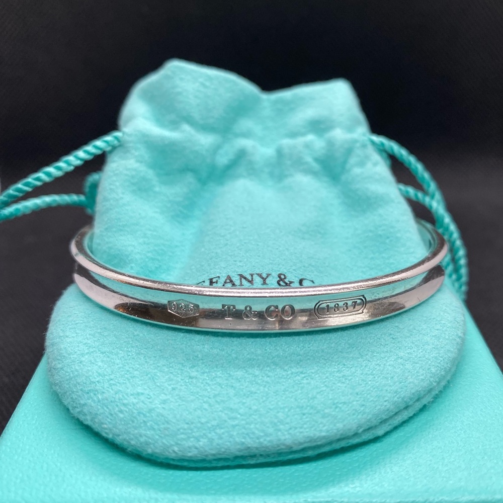 Tiffany & Co. 1837 Sterling Silver Bangle Vintage 1997 - Picture 1 of 5